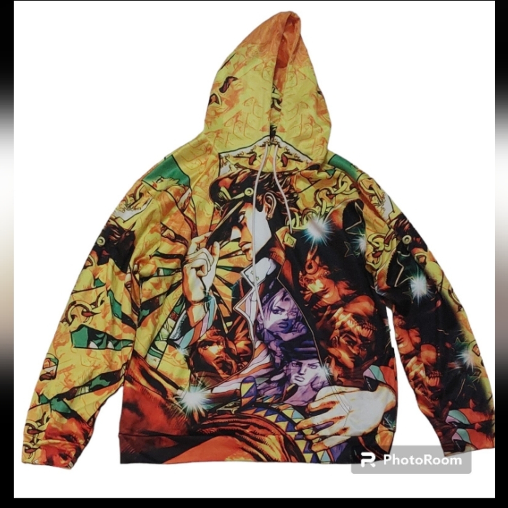 JOJO'S BIZARRE ADVENTURE HOODIE -HIP HOP -GRAPHICS -ANIME
